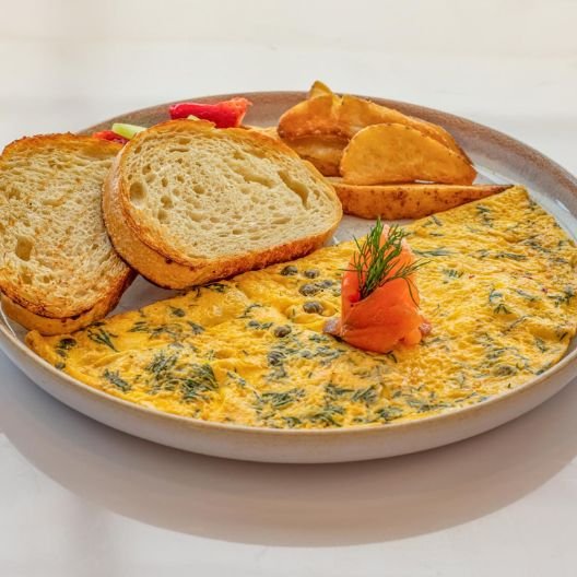 Smoked Salmon Omlette