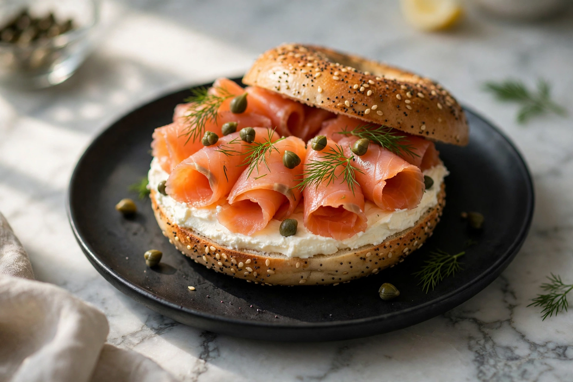 Smoked Salmon Bagel